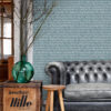 ESTAhome tapeet sporditekstid vintage sinine