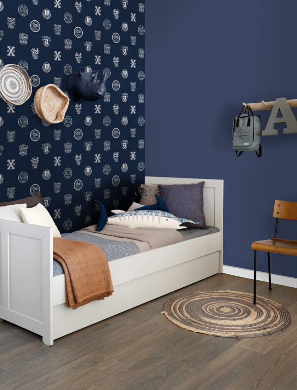 ESTAhome tapeet kooli embleemid - tumesinine
