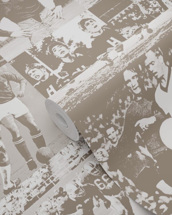 ESTAhome tapeet spordikangelased - sepia pruun
