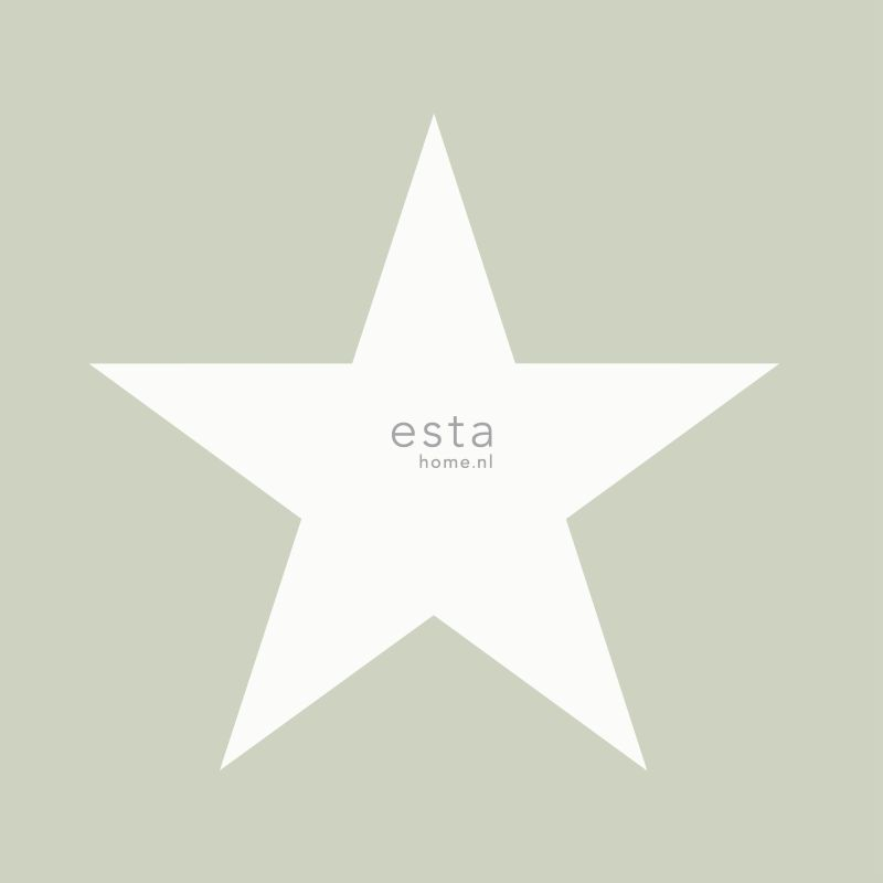 ESTAhome tapeet tähed - mündiroheline