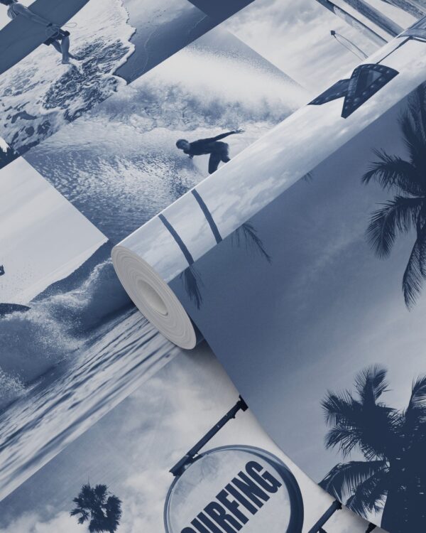 ESTAhome tapeet surfipildid - tumesinine