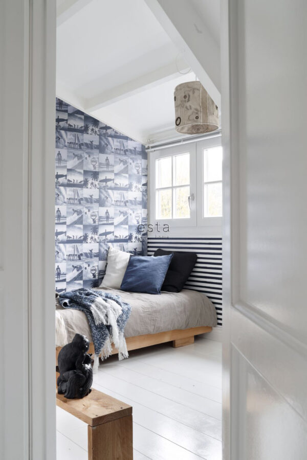 ESTAhome tapeet surfipildid - tumesinine