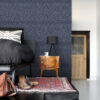ESTAhome tapeet mereline rand tekstid tumesinine