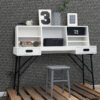 ESTAhome tapeet mereline rand tekstid tumehall