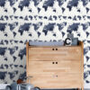 ESTAhome tapeet vintage maailmakaardid - tumesinine