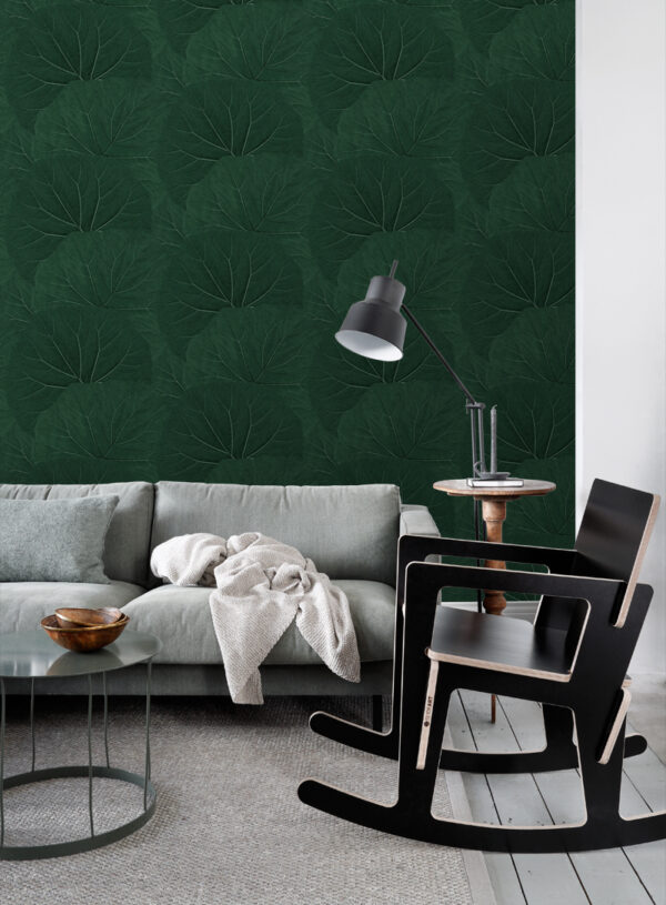 ESTAhome tapeet suured lehed - smaragdroheline