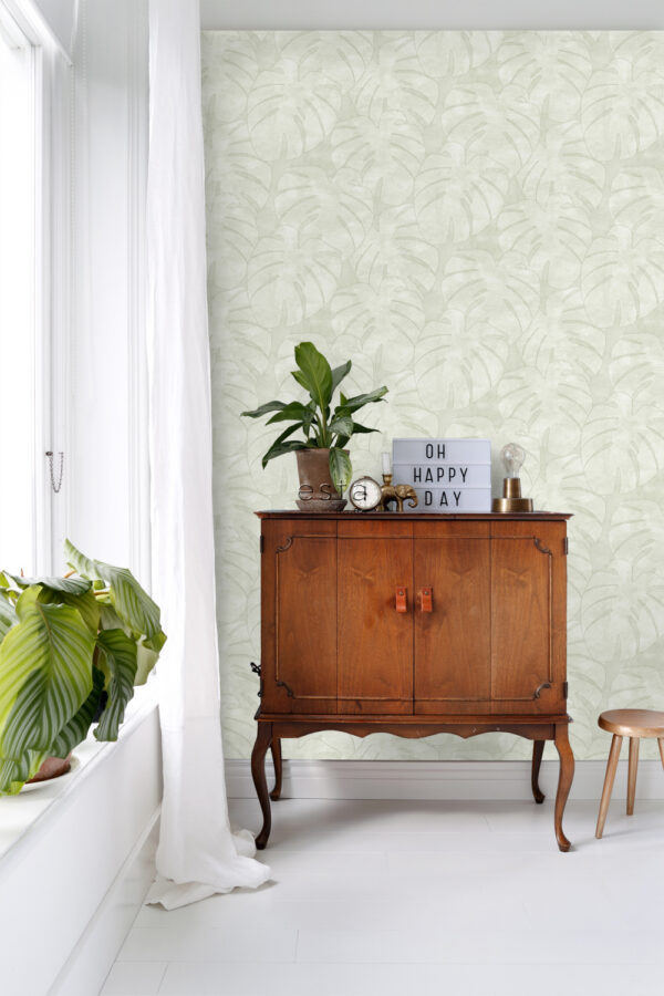 ESTAhome tapeet monstera lehed - beež