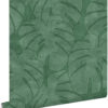 ESTAhome tapeet monstera lehed - tume roheline