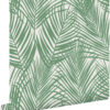 ESTAhome tapeet palmilehed - jade roheline