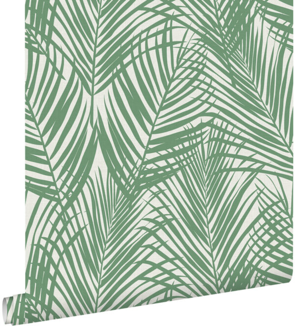 ESTAhome tapeet palmilehed - jade roheline