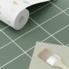 ESTAhome tapeet väikesed plaadid - hallikasroheline ja valge
