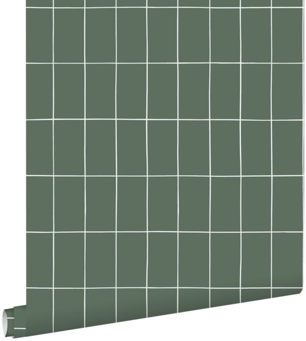 ESTAhome tapeet väikesed plaadid - hallikasroheline ja valge