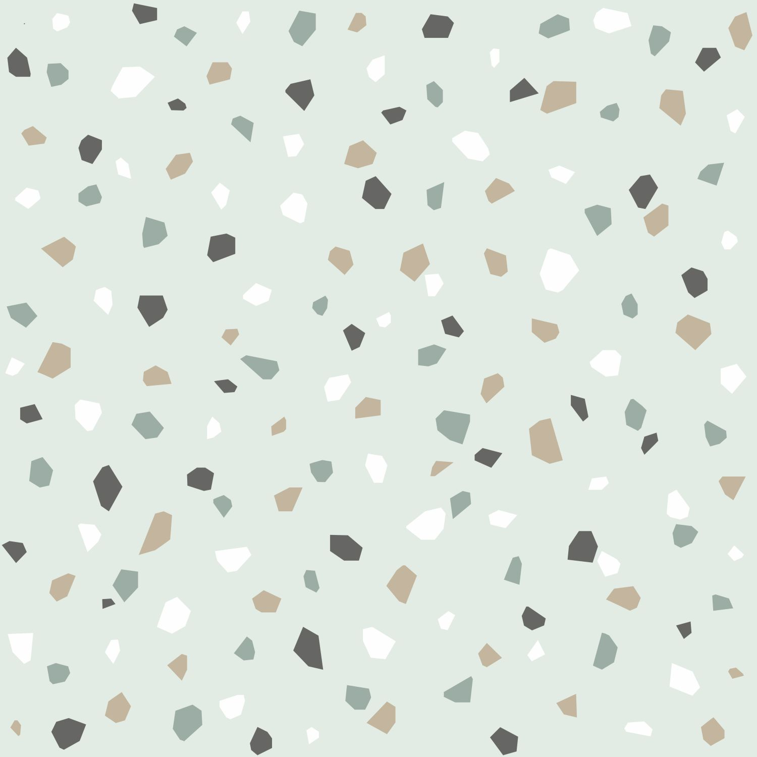 ESTAhome tapeet terrazzo - mündiroheline, valge ja hall