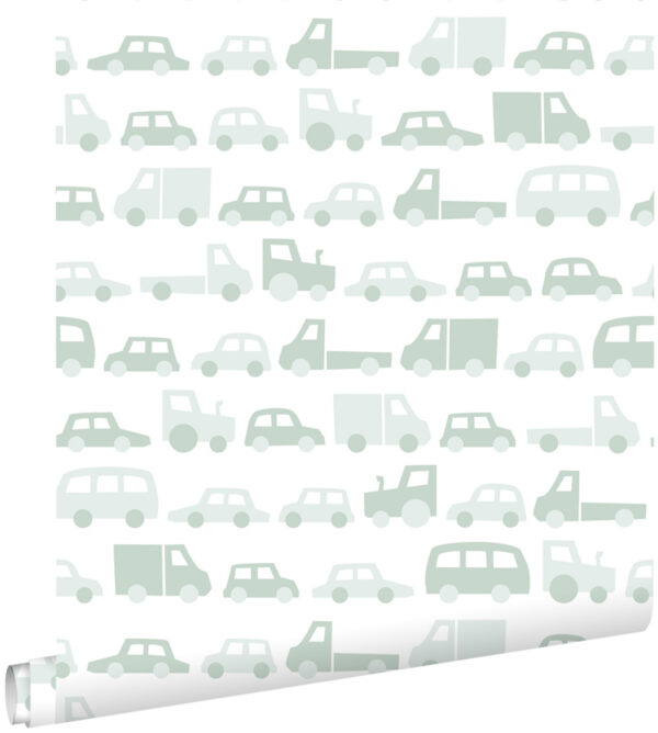 ESTAhome tapeet autod - tuhmunud mündiroheline