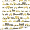 ESTAhome tapeet autod - sinepikollane ja pruun