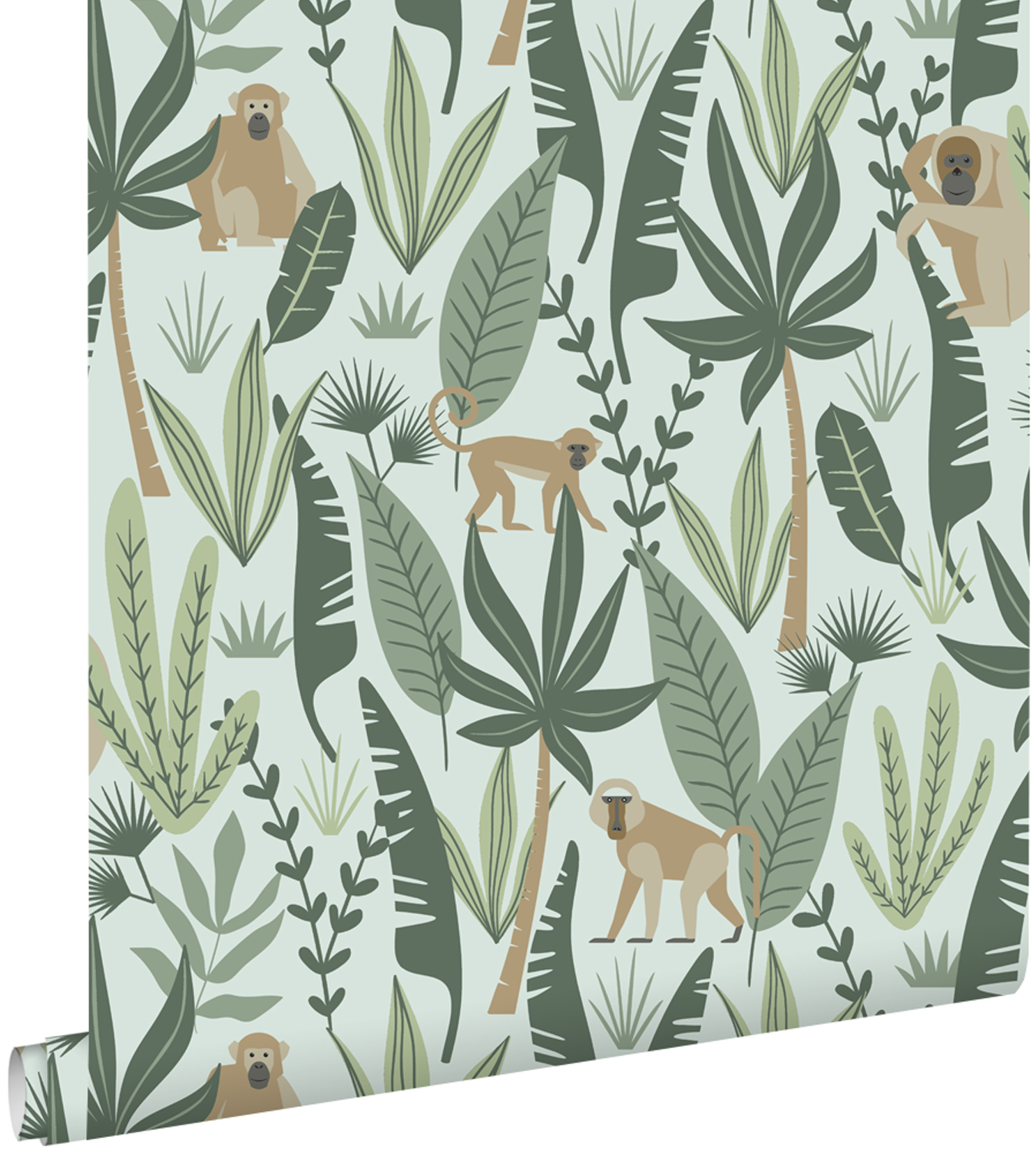 139073_r ESTAhome tapeet ahvid - mündiroheline ja tumeroheline