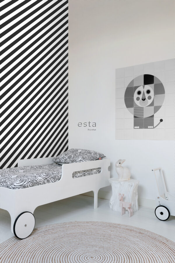 ESTAhome tapeediribad - must ja valge