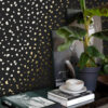 ESTAhome tapeet terrazzo - must ja kuld