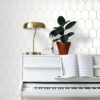 ESTAhome art deco motiiv - valge ja kuld
