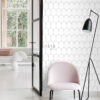 ESTAhome art deco motiiv - valge ja must