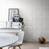 ESTAhome art deco motiiv - valge ja kuld