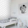 ESTAhome art deco motiiv tapeet - valge ja must