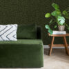 ESTAhome tapeet leopardimuster - tume roheline