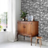 ESTAhome tapeet sebrad must-valge