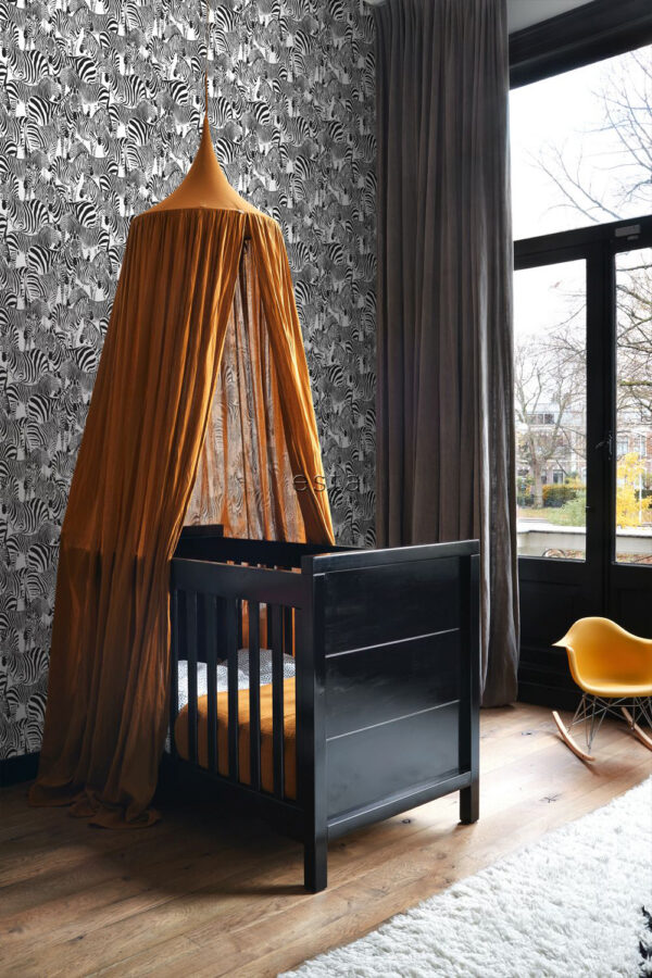 ESTAhome tapeet sebrad must-valge