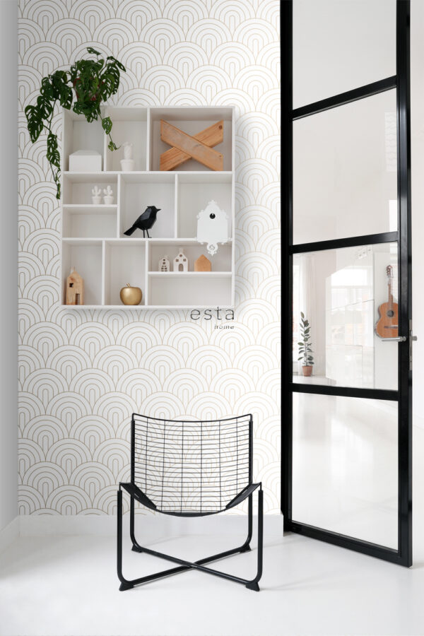 ESTAhome art deco kaared - valge ja kuld
