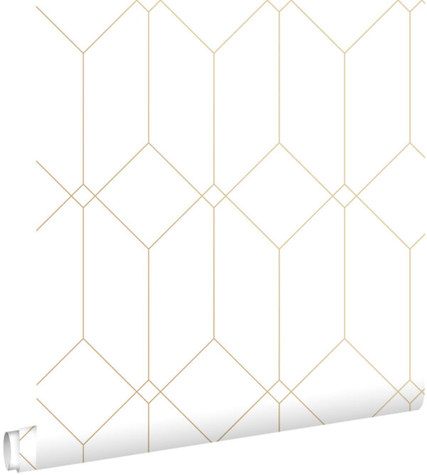 ESTAhome art deco motiiv - valge ja kuld