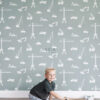 ESTAhome tapeet sõidukid - hallikas mündiroheline