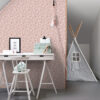 ESTAhome tapeet lilled pehme roosa
