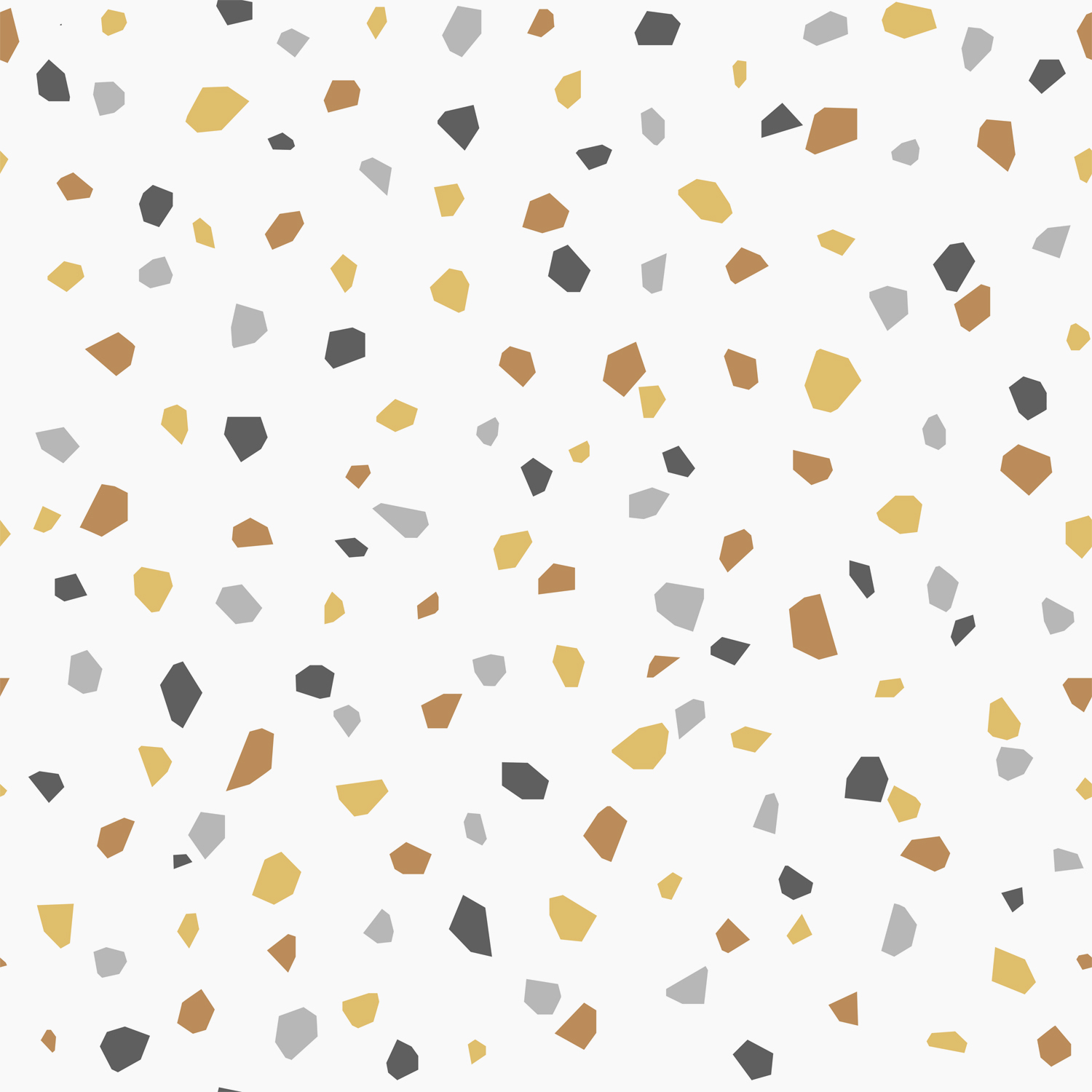 ESTAhome tapeet terrazzo - valge, sinepikollane ja hall