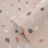 ESTAhome tapeet terrazzo - heleroosa, valge ja hall