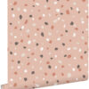 ESTAhome tapeet terrazzo - heleroosa, valge ja hall