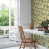 ESTAhome tapeet vintage lilled - roheline ja sinepikollane