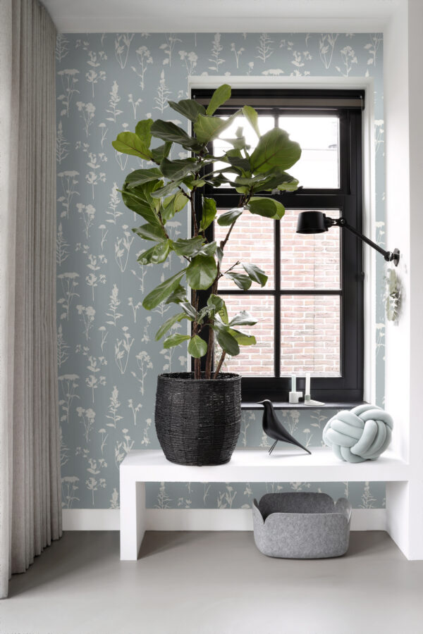 ESTAhome tapeet metsikud lilled - helesinine