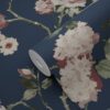 ESTAhome tapeet vintage lilled - tumesinine ja antiikroosa