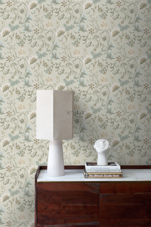 ESTAhome tapeet vintage lilled - liivbeež