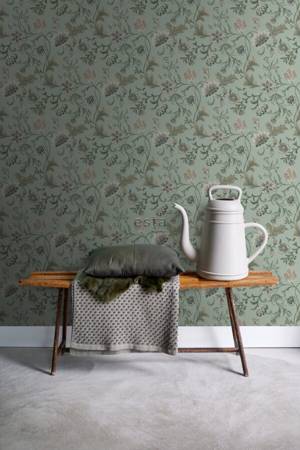 ESTAhome tapeet vintage lilled - celadonroheline
