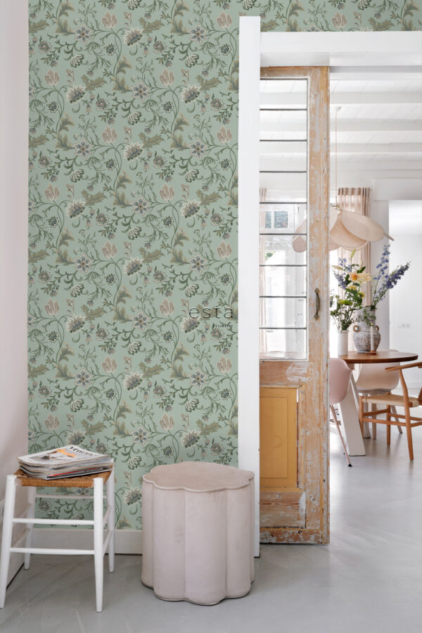 ESTAhome tapeet vintage lilled - celadonroheline