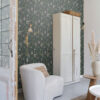 ESTAhome vintage lilled tapeet - antratsiithall ja roheline