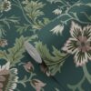 ESTAhome vintage lilled tapeet - antratsiithall ja roheline