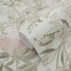 ESTAhome tapeet vintage lilled art nouveau stiilis - liivbeež ja antiikroosa