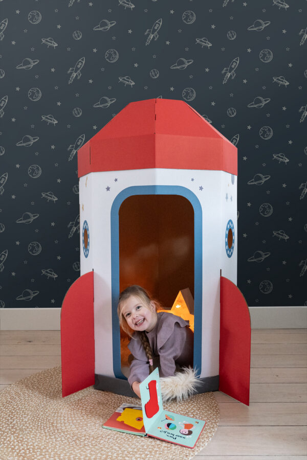 ESTAhome tapeet planeedid kosmoses - tumesinine