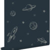 ESTAhome tapeet planeedid kosmoses - tumesinine