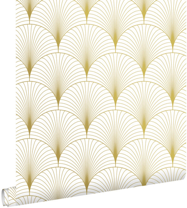 ESTAhome art deco motiiv - valge ja kuld