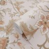 ESTAhome tapeet vintage lilled - antiikroosa, terrakota ja roheline