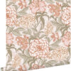 ESTAhome tapeet vintage lilled - antiikroosa ja roheline